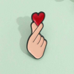 Korean Finger Heart Pin South Africa